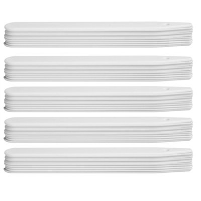 Hardys 50-Pack White Plastic Plant Labels - For Indoor and Outdoor Use ...