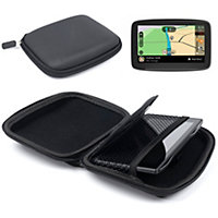 Hardys 5inch Hard Carry Case for Satnav, Tomtom, Garmin and Cable Storage Perfect for Car, Camper, Van, HGV and Truck Accessories