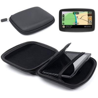 Hardys 5inch Hard Carry Case for Satnav, Tomtom, Garmin and Cable