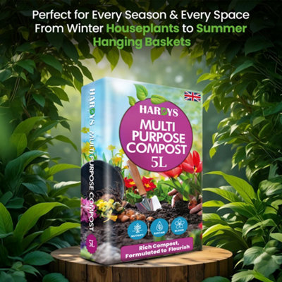 Hardys 5L All-Plant Multi-purpose Compost - Ideal for Young & Mature ...