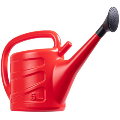Whitefurze 6 Liter Green Watering Can - Detachable Rose Sprinkler For Indoor & Outdoor Plants