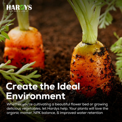 Hardys 60L All-Plant Multi-purpose Compost - Ideal for Young & Mature Plants, Potting and Growing Compost Soil, Loam Based