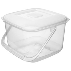 Hardys 6L Food Storage Container - BPA Free Plastic, Airtight Lid, for Dry Food, Meal Prep, Pantry & Kitchen Organiser with Handle