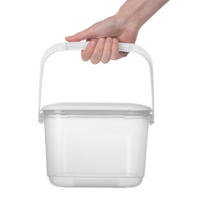 Hardys 6L Food Storage Container BPA Free Plastic Airtight Lid for Dry Food Meal Prep Pantry