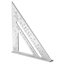 Hardys 7" Aluminium Combination Square - Metric, Straight Edge Speed Ruler, Carpentry, Roof & Engineer Square, 45 & 90 Degree