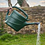 Hardys 7L Watering Can - Detachable Rose Head Sprinkler, Long Stem, Wraparound Handle, Indoor Plant & Outdoor Garden - Green