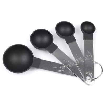 Hardys 8pc Stainless Steel Measuring Spoon Set Cups Kitchen Cooking ...