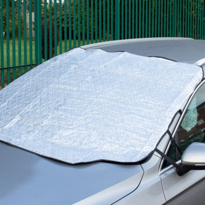 Hardys Car Windscreen Cover, Windshield Frost Guard and Snow Cover, UV Resistant Heat Reflective Foil for Vehicles, 183cm x 116cm