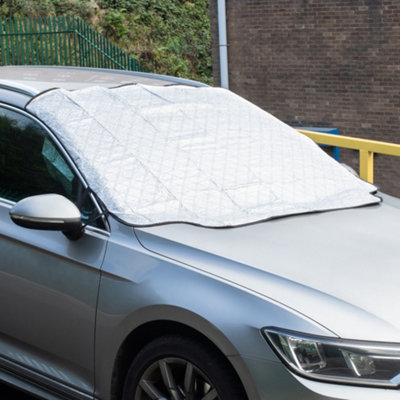 Hardys Car Windscreen Cover Windshield Frost Guard and Snow Cover UV Resistant Heat Reflective Foil for Vehicles 193cm x 126cm