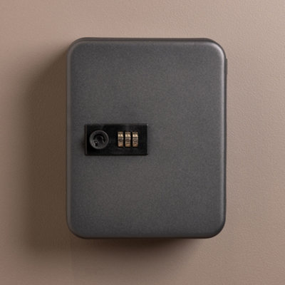 Hardys Combination Lock Key Cabinet Small Size 20 Key Capacity Wall Mounted Key Safe Heavy Duty