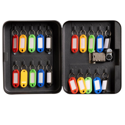 Hardys Combination Lock Key Cabinet - Small Size, 20 Key Capacity, Wall ...