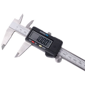 Hardys Digital Caliper Vernier Gauge Micrometer Tool 6" 150mm Electronic LCD Display UK