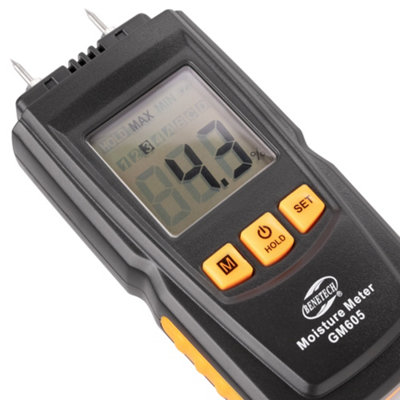 Hardys Digital LCD Damp Moisture Meter Detector Tester Wood Timber Plaster Sensor