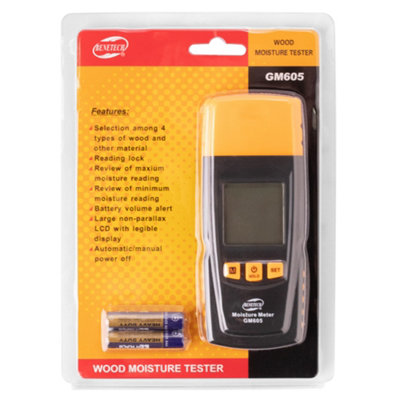 Hardys Digital LCD Damp Moisture Meter Detector Tester Wood Timber Plaster Sensor