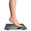 Hardys Digital Scales - Electronic Bathroom Weighing Scales, Step-On, LCD Display, Max 180kg/400lb - Black