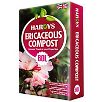 Hardys Ericaceous Compost - Specially Formulated, Loam Based, Rich Nutrients & Minerals, Ideal pH for Mature Plant, Seed, Cutting