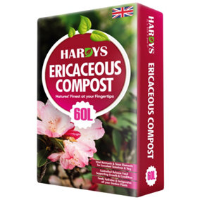 Hardys Ericaceous Compost - Specially Formulated, Loam Based, Rich Nutrients & Minerals, Ideal pH for Mature Plant, Seed, Cutting