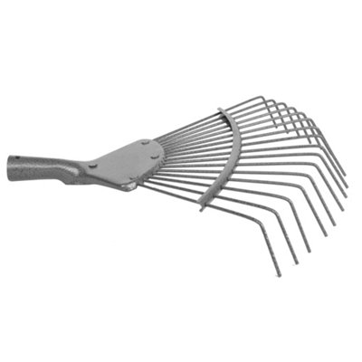 Hardys Garden Rake Head - Forged Carbon Steel Head & 16 Tines, Fits ...