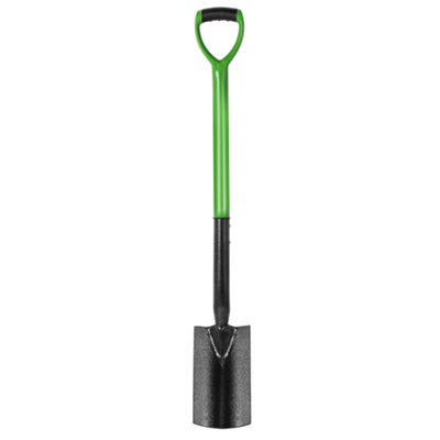 Hardys Heavy Duty Garden Spade - Long Life Carbon Steel Blade, Rust Resistant, Ergonomic Textured D-Grip - 97cm Gardening Shovel