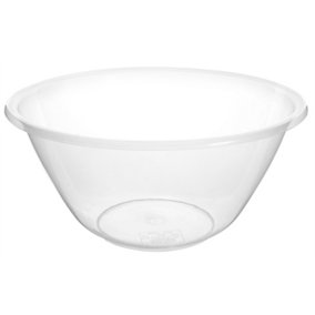 Hardys Large Mixing Bowl - BPA Free Plastic, Salad, Mixing and Cake Bowl, Microwave, Fridge & Dishwasher Safe - 4L, 25cm