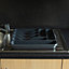 Hardys Large Plastic Kitchen Cutlery Tray Organiser Holder Drawer Insert Tidy Storage - Black