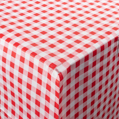 Hardys Large Wipe Clean PVC Vinyl Tablecloth Dining Kitchen Table Cover Protector Sheet Red Checked