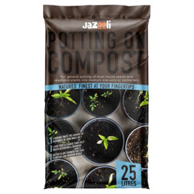 Hardys Loam Based Houseplant Potting Compost - Organic Mix Soil for Indoor & Outdoor Patio Plants, Fruits, Vegetables - 25L
