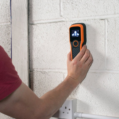 Hardys Multi-detector Stud Finder - 5 Scanning Modes, Detects Metal, Wood, Live Wire - Backlit LCD Display & Calibration Alarm