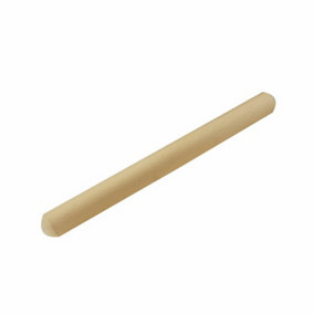 Hardys Natural Wood Wooden Rolling Pin Large and Small Pastry Chapati Cooking Baking - 43cm Domed End