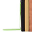 Hardys Pair of Heavy Duty Metal Bookend Anti Slip Book End Stand Support Office School - Green