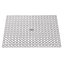 Hardys Plastic Sink Draining Board Mat Drainer Kitchen Washing Up Pots Drying Tray - Silver
