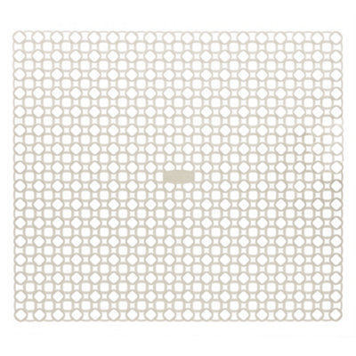 Hardys Sink & Draining Board Mat - Flexible, Protects Basin & Draining Board, Expands Drying Space, Plastic - White, 40cm x 35cm