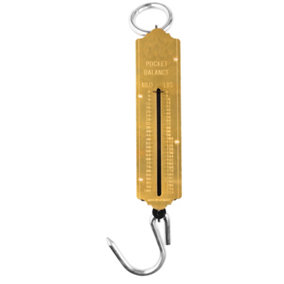 Hardys Spring Balance Weighing Scale - Lbs/Kgs Measurement, Minimum Weight of 1lb, Fishing, Commercial Shop, Luggage Scale - 100kg