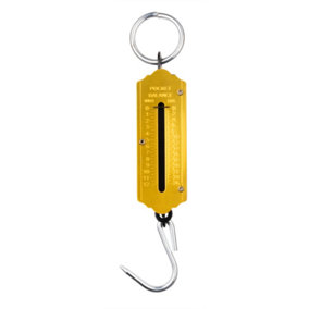 Hardys Spring Balance Weighing Scale - Lbs/Kgs Measurement, Minimum Weight of 1lb, Fishing, Commercial Shop & Luggage Scale - 12kg