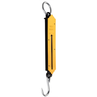 (50kg) Heavy Duty Hanging Hook Handheld Metal Mechanical Weighing Scale Luggage