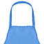 Hardys Unisex Apron - Polyester Linen, Double Front Pocket / Catering, BBQ, Art, Cooking - Approx. size 540mm x 740mm - Blue