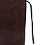 Hardys Unisex Apron - Polyester Linen, Double Front Pocket / Catering, BBQ, Art, Cooking - Approx. size 540mm x 740mm - Brown