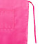 Hardys Unisex Apron - Polyester Linen, Double Front Pocket / Catering, BBQ, Art, Cooking - Approx. size 540mm x 740mm - Hot Pink