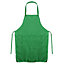 Hardys Unisex Apron - Polyester Linen, Double Front Pocket / Catering, BBQ, Art, Cooking - Size 540mm x 740mm - Light Green