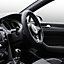 Hardys Universal Black Leather Look Steering Wheel Cover Soft Grip Car Van 14" - 15"