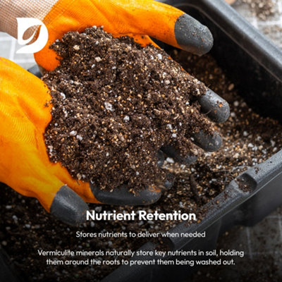 Hardys Vermiculite 50L - Natural, Non-Toxic Soil Amendment & Compost ...