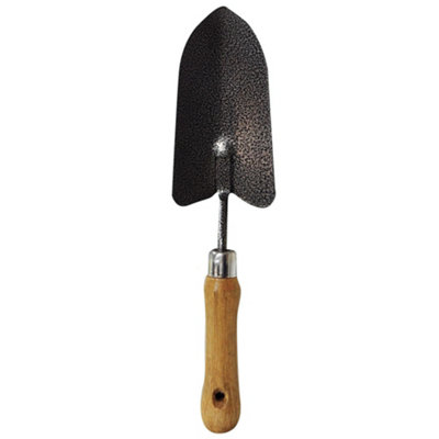 Hardys Wooden Handled Hand Trowel Steel Spade Garden Gardening Digging Planting Tool