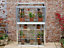 Harewood 3 Feet 4 Inches Lean to Mini Greenhouse - Aluminum/Glass - L100 x W53 x H151 cm - Anthracite