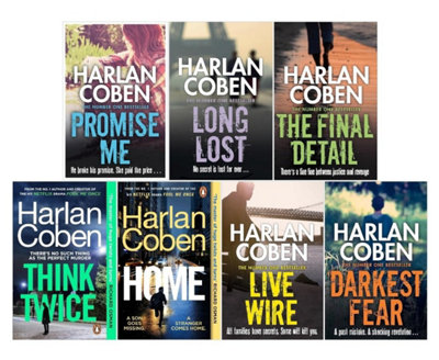 Harlan Coben Myron Bolitar Series Collection 7 Books Set (Books