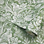 Harlen Woodland Damask Wallpaper Green World of Wallpaper 50342