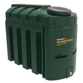 Harlequin 1300 Litre Bunded Oil Tank with Fitting Kit and Gauge