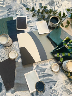 Harlequin Bodega Sample Tile - Indigo/Amazonia
