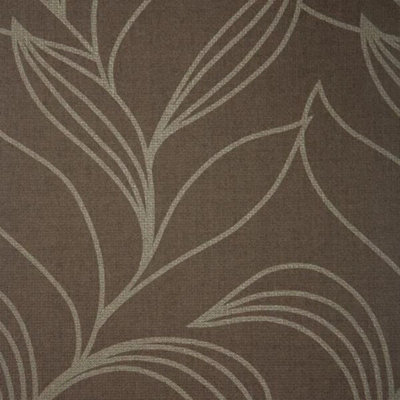 Harlequin Thick Textured Floral Brown Wallpaper - Lagoon 60807 - Designer Roll