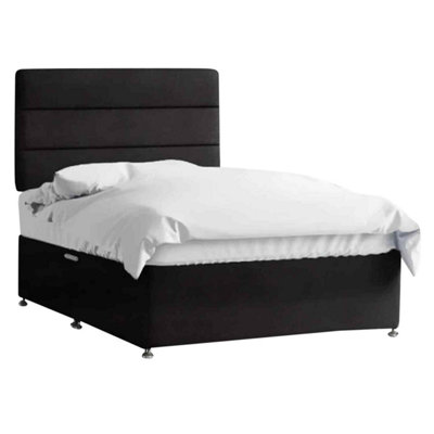 Tall top black headboard