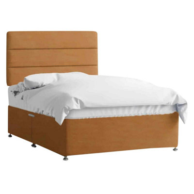 Harmony Divan Bed Set with Tall Headboard and Mattress Plush